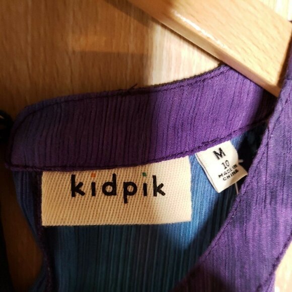 Kidpik Girls Tie Dye Sleeveless Tunic With Fringe - Picture 6 of 8